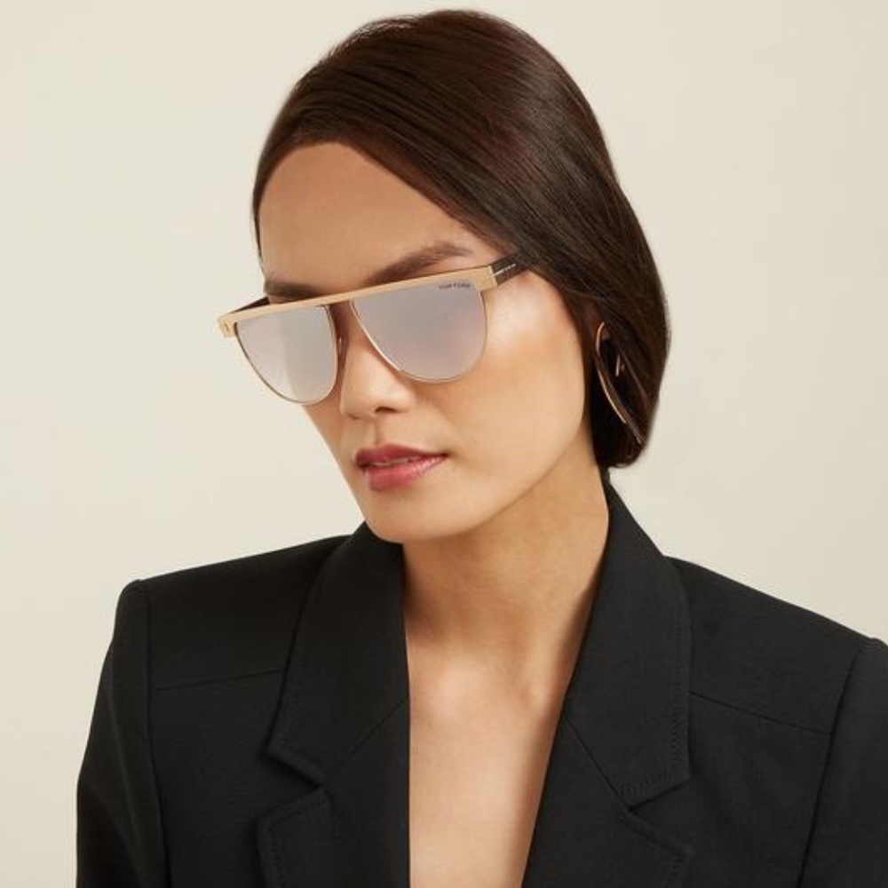 New Tom Ford Stephanie-02 Aviator Sunglasses - Picture 10 of 17